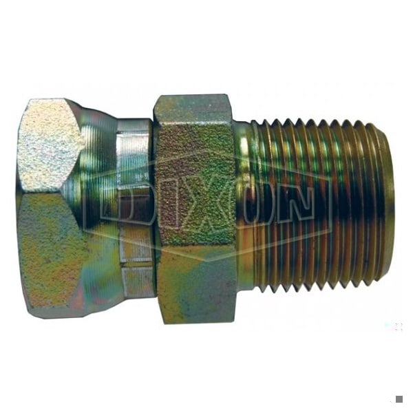 Dixon Swivel Nut, 3/4-14 Nominal, Male NPTF x Female NPSM, Steel, Domestic 1404-12-12 - main
